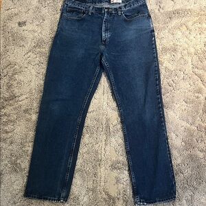 Used Wrangler Men's Straight Fit Blue Jeans